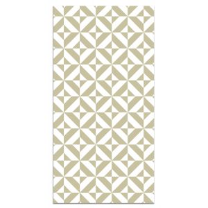 Tapis vinyle forme géométrique vert pastel 100x140cm
