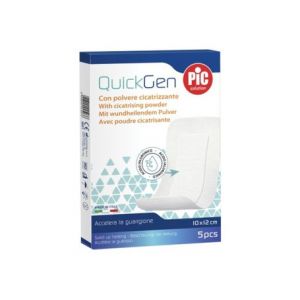 Pic solution QuickGen Pansement Cicatrisant 10x12cm 5uts