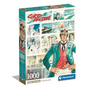 Clementoni Puzzle 1000 pièces Compact : Corto Maltese