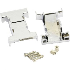 Tru Components Boîtier adaptateur SUB-D Nombre total de pôles: 9, 9 TC-2523000 plastique, métallisé 180 ° argent 100 pc(s)