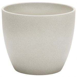 Cache-pot 920 Taupe stone Ø 11 x H 9,4 cm Céramique émaillée