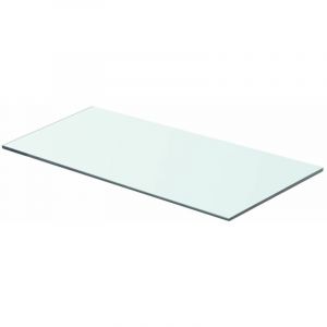 VidaXL Panneau pour étagère Verre transparent 60 x 25 cm