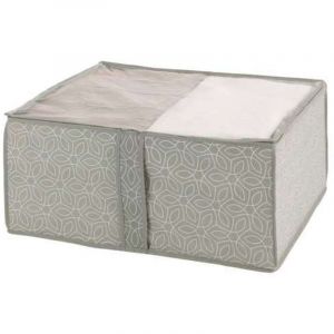 Wenko Boite de rangement rectangulaire - 55 x 40 x 20 cm - Beige