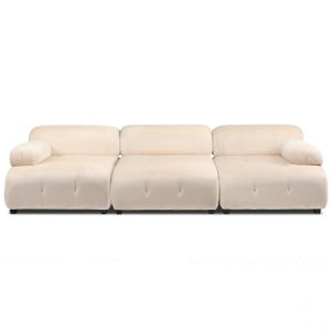 Canapé design modulable Hollywood Velours Beige