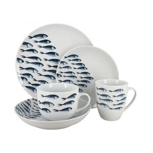 Image de Novastyl Service de table 60 pièces en porcelaine blanche