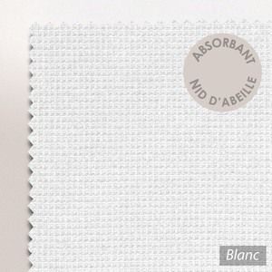 Linnea Drap de douche 70x140 cm nid d'abeille PURE WAFFLE 300 g/m² blanc