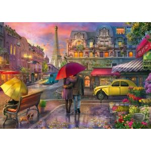 Schmidt Spiele 59713 La Magie de la Pluie à Paris, Puzzle de 500 pièces, Multicolore