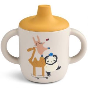 Liewood Tasse d'Apprentissage Neil Around The World Sandy - 150 ml