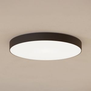 Eglo Connect.z Smart-Home LED plafonnier Gallizzi-Z, &Oslash; 69 cm, ZigBee, mat, contr&ocirc;le via app et Alexa, blanc chaud-froid, RGB, dimmable, lampe plafond noire