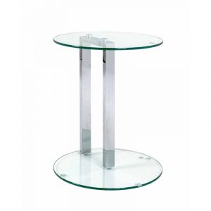 Table d'Ap Ronde "Antilles" 50cm Transparent Prix