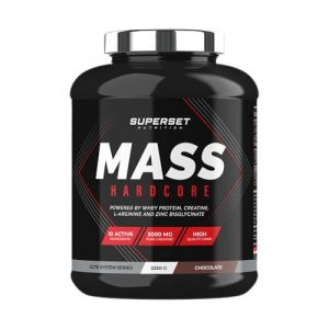 Superset Nutrition Mass hardcore 2 25kg chocolat gainers