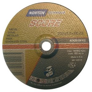 Norton clipper Disque de tronconnage Technique Score Ø 230 Epaisseur 2.5 pour Métal -66252833095