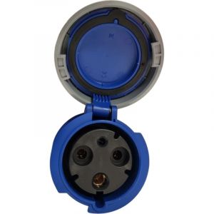 Ide Prise femelle 2P+T monophasé 125A IP67