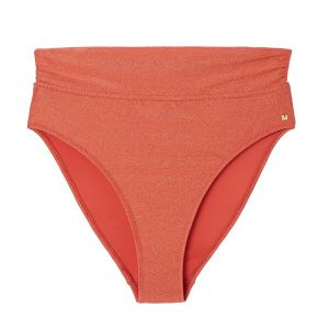 Culotte haute de bain orange Maui