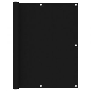 Écran de balcon brise pare vue protection confidentialité 120 x 400 cm tissu oxford noir 02_0010261