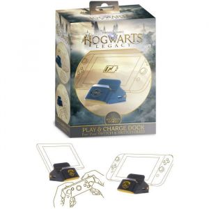 Freaks and Geeks Dock Chargeur Et Support 2 En 1 Harry Potter-Nintendo Switch Support Recharge + Connexion Tv-Noir Hogwarts Legacy 3 Ports Usb (1x Us