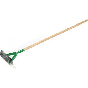 Râteau de Coupe avec Manche Aérateur de pelouse - KOTARBAU - 360 x 130 mm - Vert
