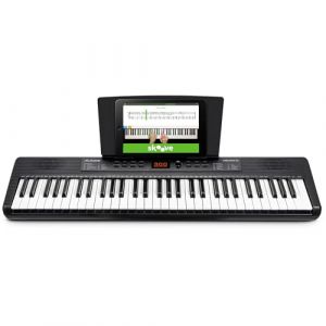 Alesis Melody 61 Piano Numérique 61 Touches pour Débutants avec Haut-Parleurs, Pupitre pour Partition ou Tablette, 300 Sons et des Leçons de Musique