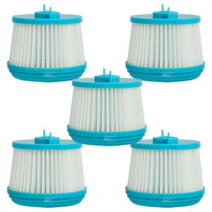 Vhbw 5x Filtre post-moteur compatible avec Genius Invictus X9, X5, X4, X8, X7 aspirateur - Filtre HEPA