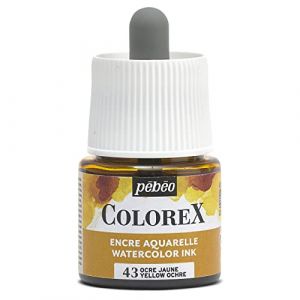 Image de Pebeo EncreAquarelle Colorex - Ocre Jaune - 45 ml