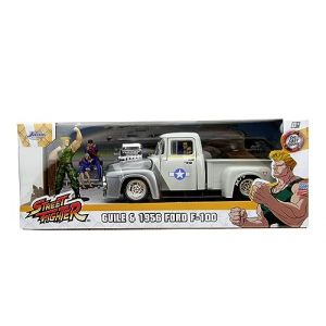 Jada Figurine Toys STREET FIGHTER - Guile & 1956 Ford F-100 - 1:24 -