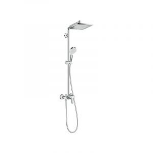 Image de Hansgrohe Showerpipe Crometta e 240 Colonne de douche 1 jet, mitigeur mécanique (HG-27284000)