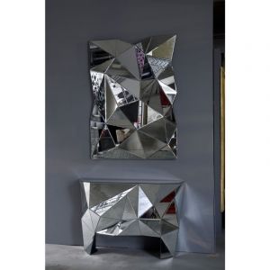 Image de Kare Design Console miroir Prisma design 126 x 38