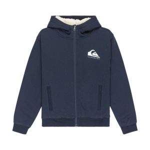Quiksilver Sweatshirt zipp&eacute; &agrave; capuche gar&ccedil;on fleece sherpa