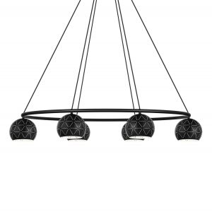 Image de Eglo Suspension CANTALLOPS Noir, 6 lumières - Moderne - Intérieur - CANTALLOPS - Délai de livraison moyen: 10 à 14 jours ouvrés. Port gratuit France métropolitaine et Belgique dès 100 €.