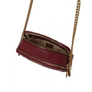 Guess Mini sacoche Maila capitonnée Rouge