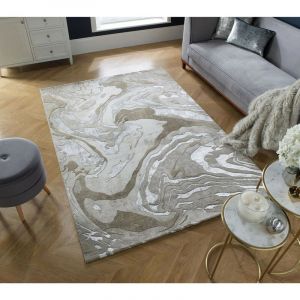 Tapis en polypropylène beige 240x340
