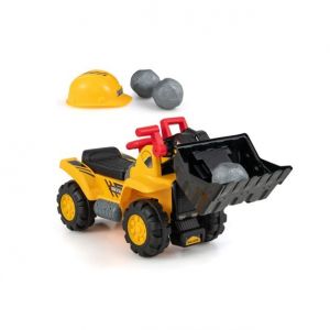Jouet bulldozer pour enfants avec godet r&eacute;glable et son