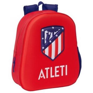 Sac à dos - SAFTA - Atletico De Madrid - Thermoformé 3D - Poche latérale porte-bouteille - Rouge