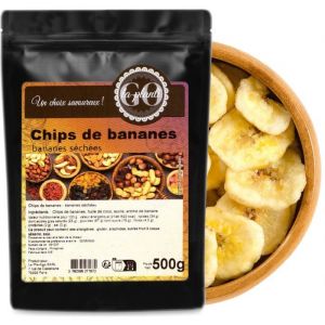 Chips de bananes - bananes séchées 500 g- LA PLANTIGO