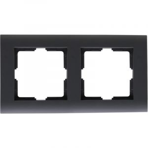 Kopp Prise de courant 402615066 ATHENIS anthracite 2 prises