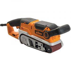 Triton PONCEUSE A BANDE 75 mm 1 200 W + BANDES ABRASIVES 75 x 533 mm