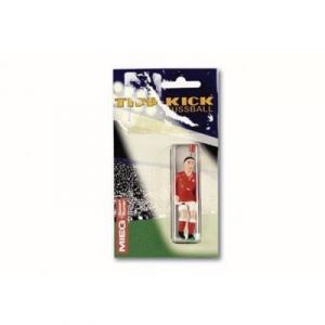 TIPP-KICK Top-Kicker Classique I Joueurs Originaux pour Petits et Grands I Jouez avec Cette Figurine dans Tous nos Jeux de Football de Table I Accessoires I Maillot Rouge I Jeu Simulation Foot