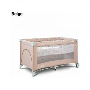 Caretero Lit parapluie SCHIBA PLUS dès la naissance - beige 125 Beige