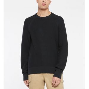 Image de DOCKERS Pull droit coton structuré Noir - Couleur Noir - Taille XL
