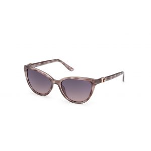 Guess Femme GU00189 20B Lunettes de soleil Inject&eacute; Gris Fum&eacute;e Cat Eye Normale