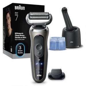 Braun Series 7 72-C7200СС Rasoir &agrave; grille Noir Acier inoxydable