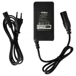 Vhbw Chargeur Compatible Avec Prophete Alu-City, Sdi-3610c, Sdi-3611c V&eacute;los &Eacute;lectriques - Pour Batteries Li-Ion De 36v, Avec Connexion Xlr 60w