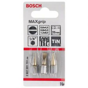 Bosch 3 Embouts de vissage Max Grip (PH)
