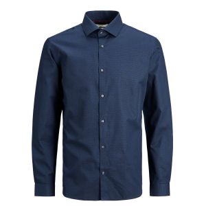 Image de Jack & Jones Blaviggo Dobby XXL Navy Blazer / Slim Fit - Navy Blazer / Slim Fit - XXL