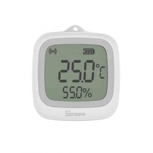 Sonoff SNZB-02WD IP65 Zigbee LCD Capteur Intelligent de Temp&eacute;rature et d'Humidit&eacute;, &eacute;tanche pour Serre/Salle de bain, Surveillance via APP avec Graphiques, Installation Flexible