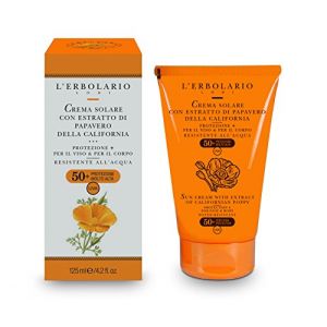 L'erbolario Sun Cream with Extract of Californian Poppy - 125 ml - SPF 50+
