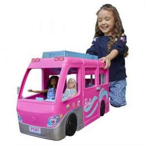 Barbie Méga CampingCar De Barbie Accessoire Poupée HCD46