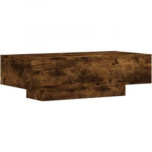 VidaXL Table basse chêne fumé 100x49,5x31 cm bois d'ingénierie 833893
