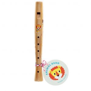 Flûte à bec en bois enfant Rex London Animal Band