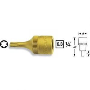 Image de Hazet 8502-T15 - Embout de serrage pour clé à douille Torx T 15 1/4" (6.3 mm)